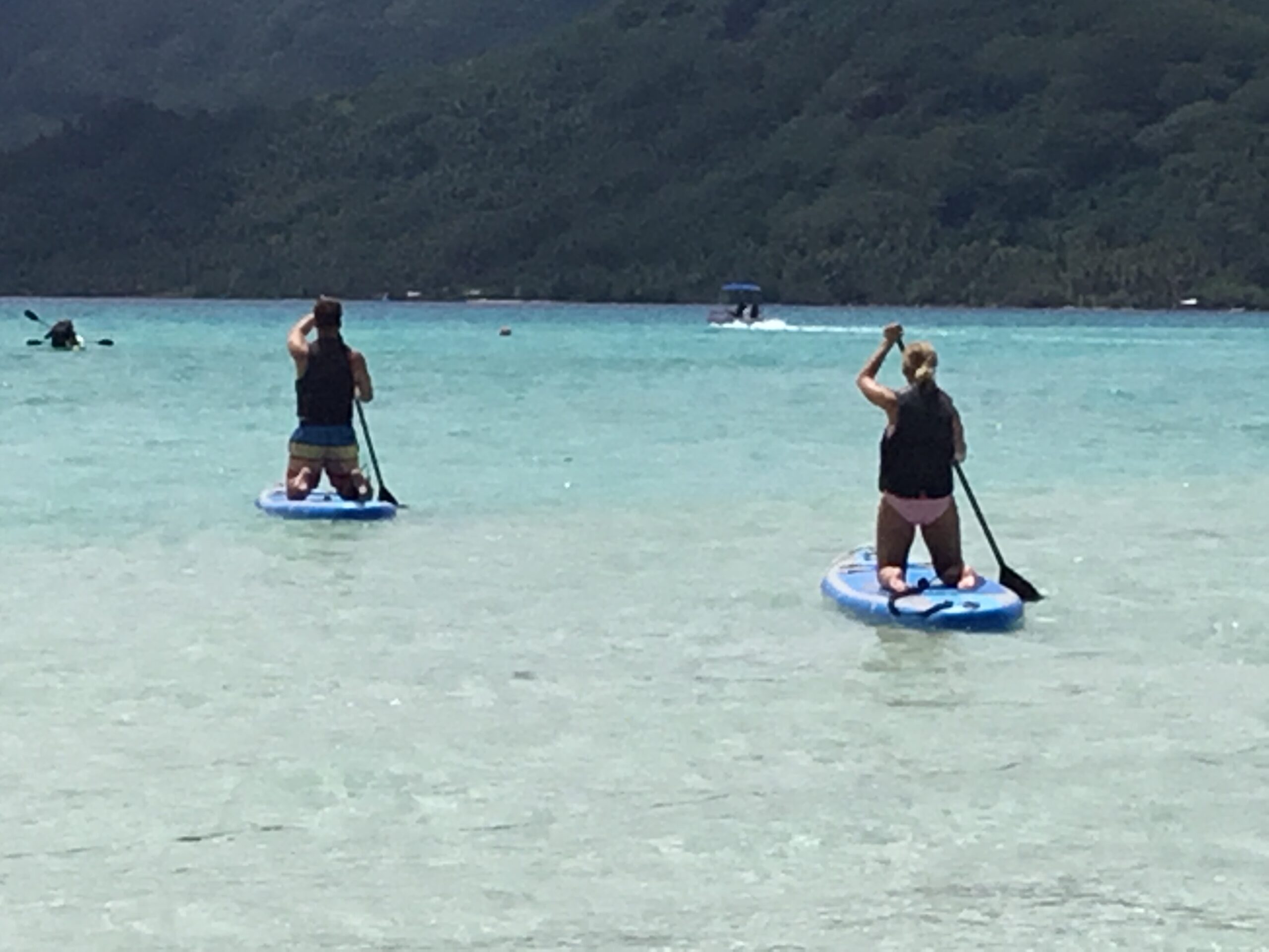 Paddleboards in Tahiti